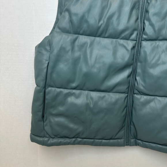 Bagatelle Collection Teal/Green Puffer Vest size Large - Picture 4 of 11